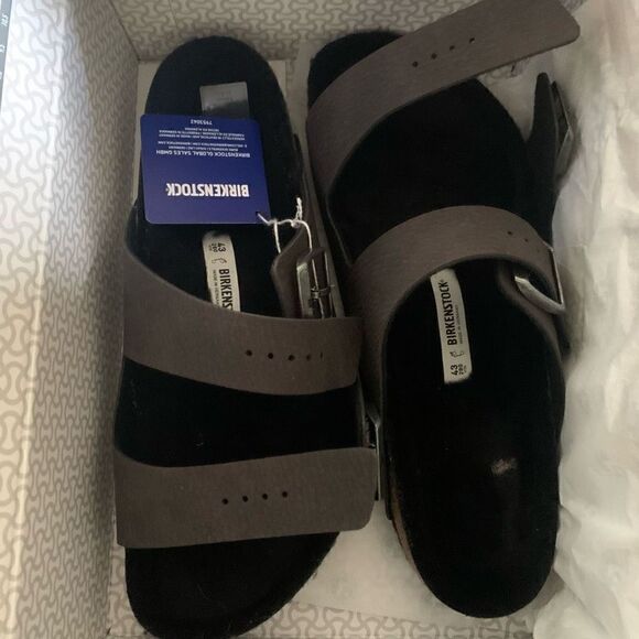 Birkenstock | Arizona Shearling Slide Sandals - Picture 6 of 7